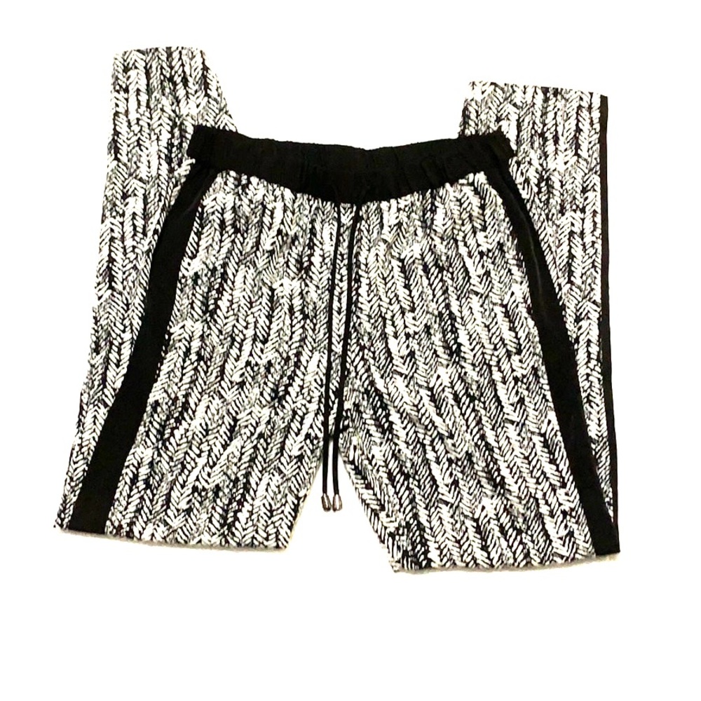 Vince Camuto black/white pants w/POCKETS Sz S